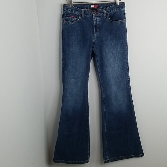 Vintage Tommy Hilfiger Juniors 9 Flare Jeans - Picture 1 of 10